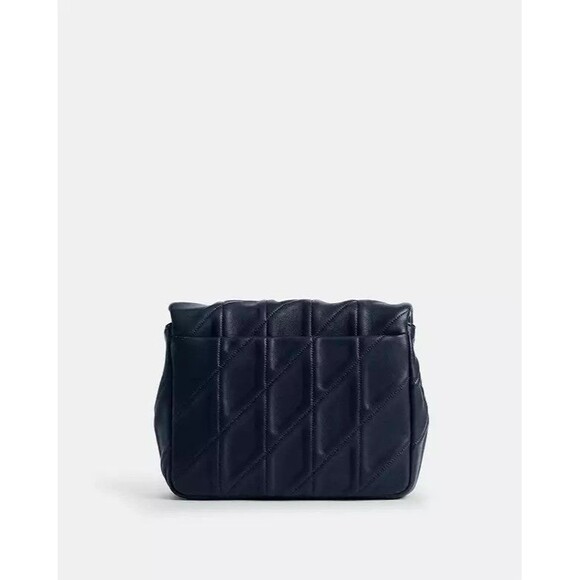 Coach Times Square Tabby Shoulder Bag 17 With Quilting NAVY CW628 - Picture 10 of 16